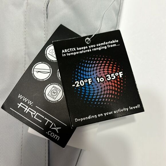 NWT Arctix Insulated Snow Pants Quiet Gray Short Inseam Size XL 16-18 - Picture 9 of 14